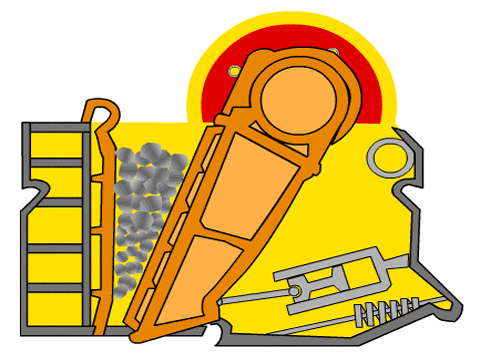 PE、PEX系列顎式破碎機(jī)工作原理