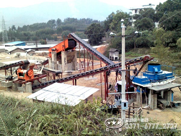 砂石生產(chǎn)線現(xiàn)場 砂石生產(chǎn)線現(xiàn)場