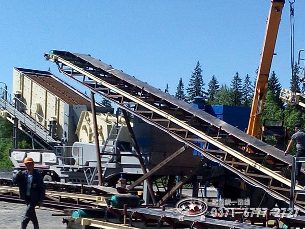 移動式建筑垃圾處理設備現(xiàn)場 移動式建筑垃圾處理設備現(xiàn)場