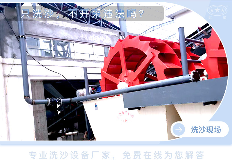 私人開辦洗沙場 私人開辦洗沙場