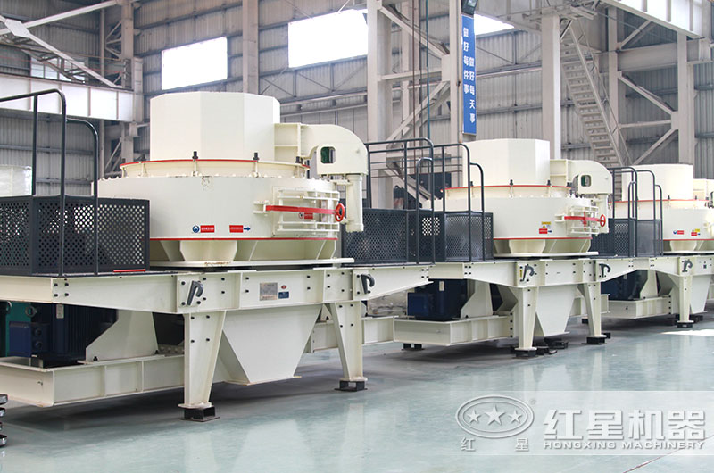 方解石沖擊式制砂機車間實拍圖 方解石沖擊式制砂機車間實拍圖