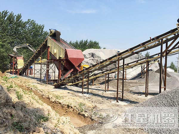 人工砂石生產(chǎn)中的圓振動(dòng)篩 人工砂石生產(chǎn)中的圓振動(dòng)篩