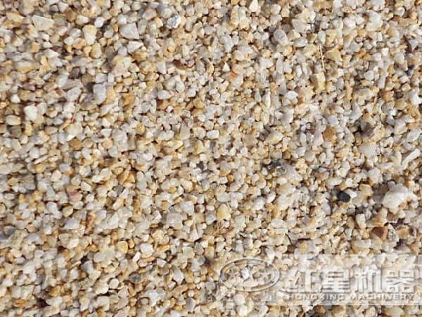 石英砂物料展示 石英砂物料展示