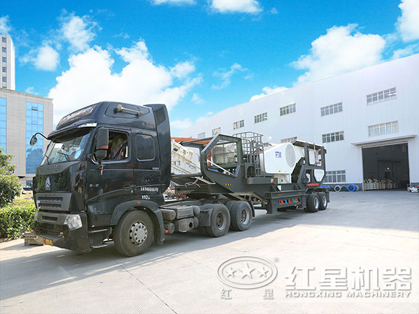 河南紅星牌移動(dòng)破碎站 河南紅星牌移動(dòng)破碎站