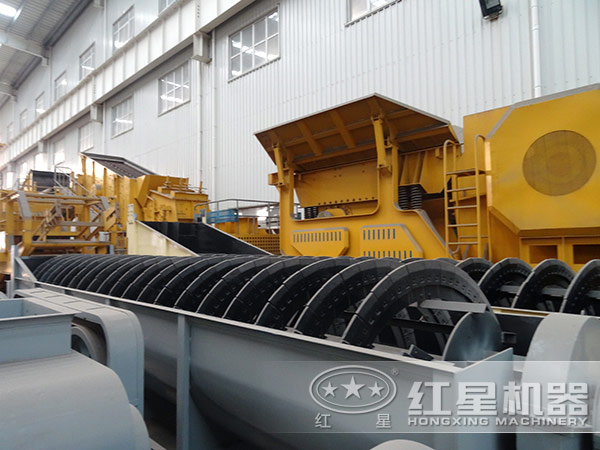 洗砂機生產(chǎn)車間 洗砂機生產(chǎn)車間