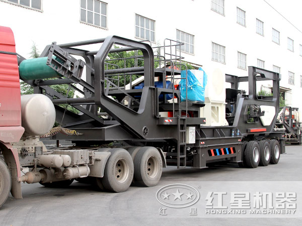 車載移動(dòng)碎石機(jī)發(fā)貨圖
