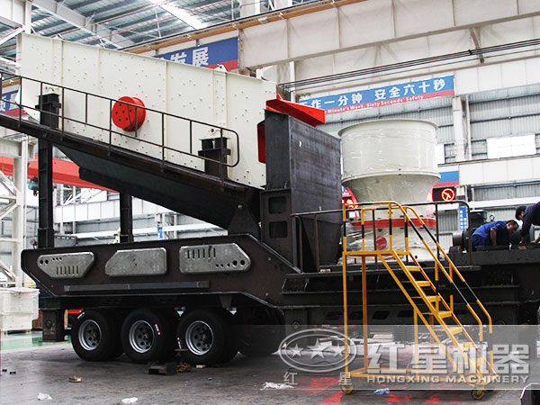 一天500噸移動式造沙機 一天500噸移動式造沙機