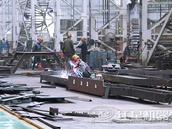 紅星花崗巖制砂機(jī)生產(chǎn)車間