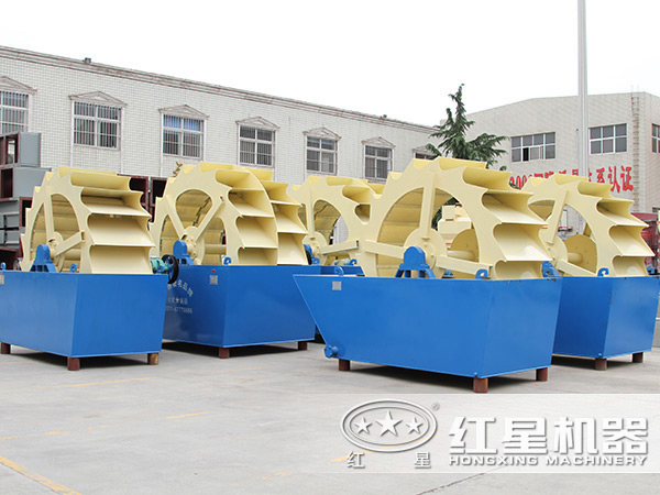 單輪、雙輪洗砂機(jī)設(shè)備展示