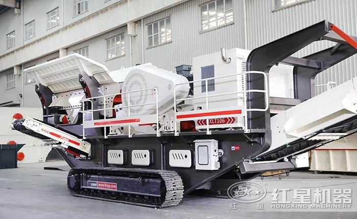 履帶式建筑垃圾移動破碎篩分機 履帶式建筑垃圾移動破碎篩分機