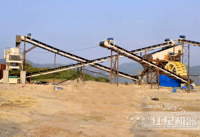 石粉制砂生產(chǎn)線作業(yè)現(xiàn)場 石粉制砂生產(chǎn)線作業(yè)現(xiàn)場