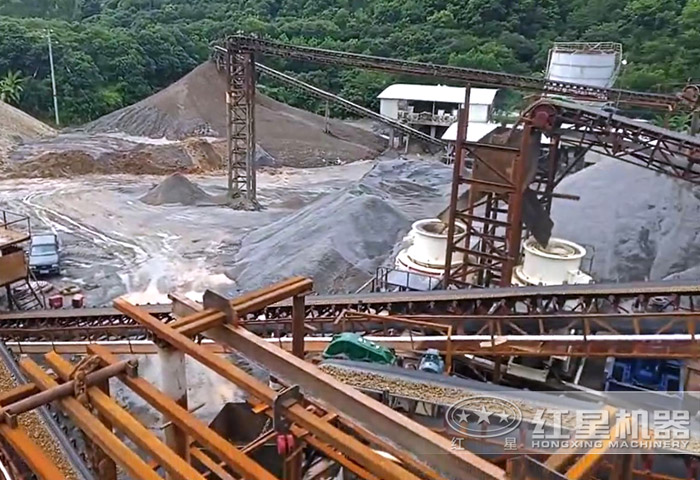 HVI機制砂設備客戶現(xiàn)場