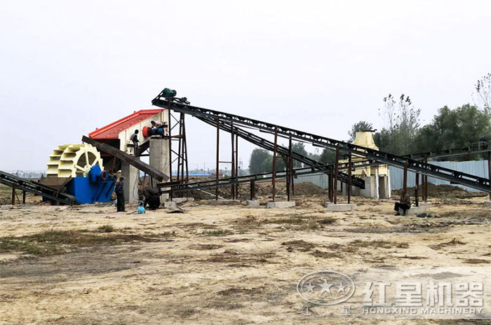 輪式混凝土砂石分離設(shè)備作業(yè)現(xiàn)場 輪式混凝土砂石分離設(shè)備作業(yè)現(xiàn)場