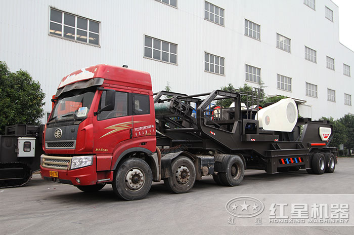 紅星機器輪胎式移動破碎 機發(fā)貨圖 紅星機器輪胎式移動破碎 機發(fā)貨圖