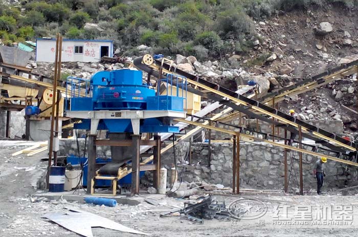 河卵石制砂生產(chǎn)線客戶現(xiàn)場