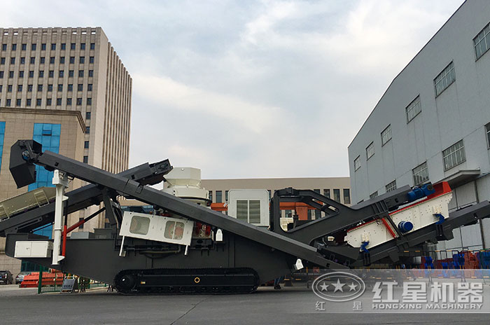 HXTSC160圓錐破履帶石頭粉碎機 HXTSC160圓錐破履帶石頭粉碎機