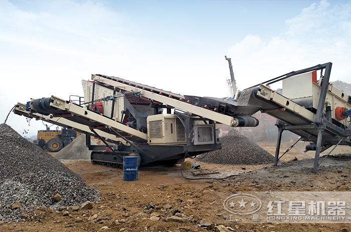 移動(dòng)砂石料破碎生產(chǎn)線設(shè)備加工現(xiàn)場 移動(dòng)砂石料破碎生產(chǎn)線設(shè)備加工現(xiàn)場