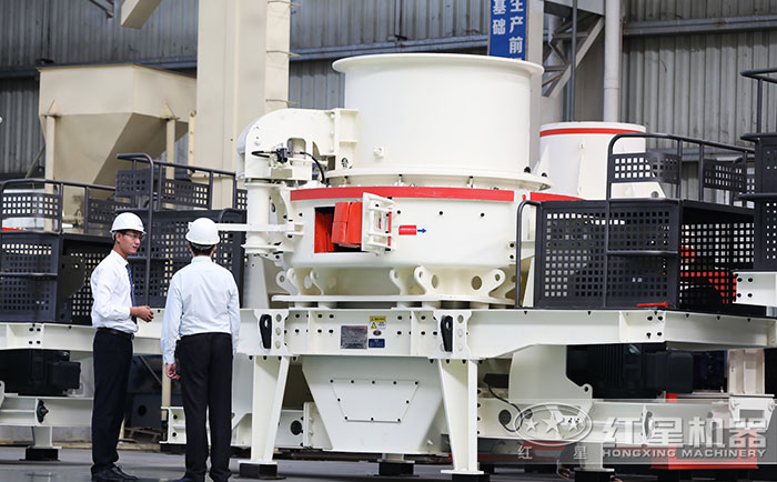 客戶(hù)到紅星機(jī)器廠(chǎng)區(qū)參觀(guān)考察設(shè)備