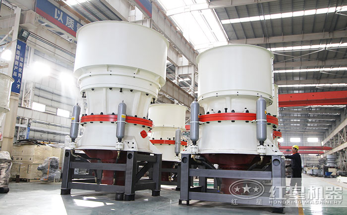 單缸圓錐破碎機生產(chǎn)車間