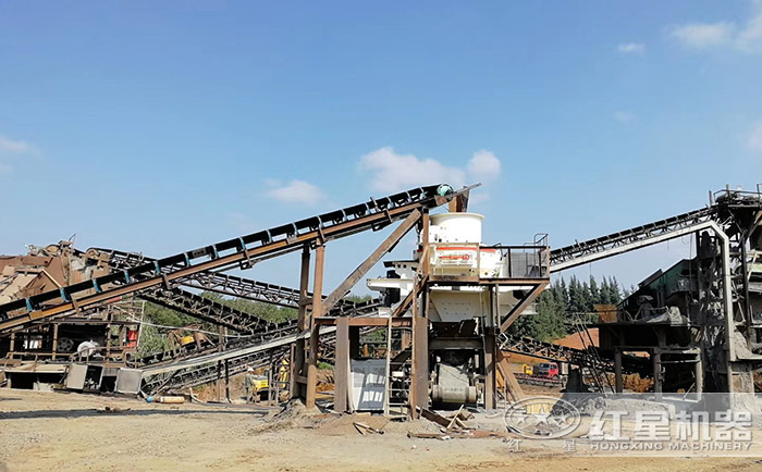 干法機(jī)制砂生產(chǎn)線客戶現(xiàn)場(chǎng) 干法機(jī)制砂生產(chǎn)線客戶現(xiàn)場(chǎng)