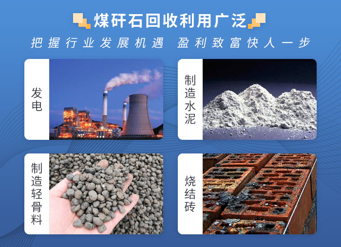 煤矸石物料應用領(lǐng)域展示 煤矸石物料應用領(lǐng)域展示