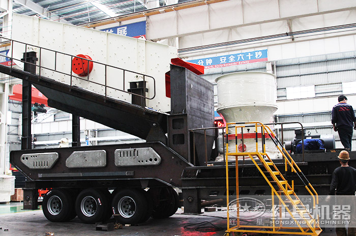 移動圓錐破碎機裝配車間 移動圓錐破碎機裝配車間