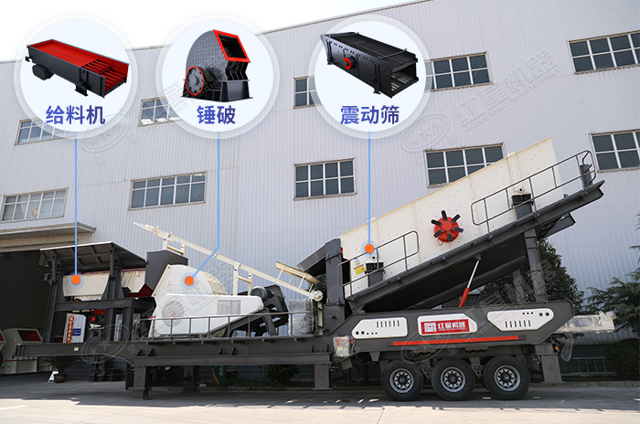 移動錘式破碎篩沙一體機設(shè)備展示 移動錘式破碎篩沙一體機設(shè)備展示