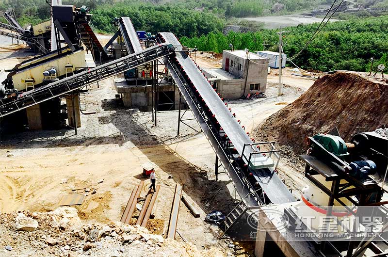 湖南長(zhǎng)沙日產(chǎn)300噸花崗巖的砂石線