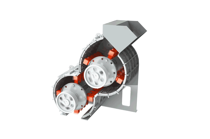 煤矸石雙級式破碎機設(shè)備原理